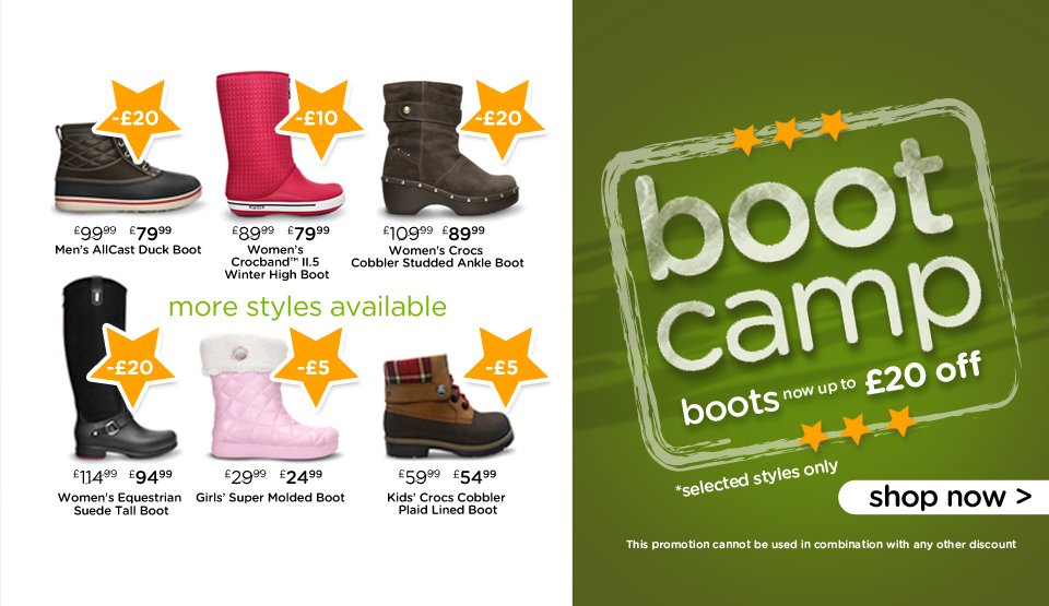 Up to £20 off Selected Boots